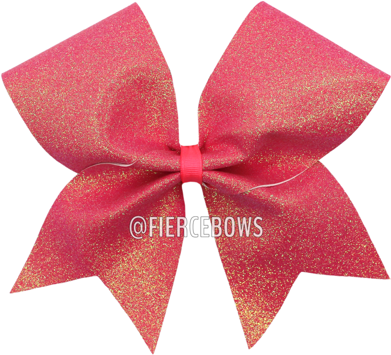 Glitter Cheer Bow - Leather (800x800), Png Download