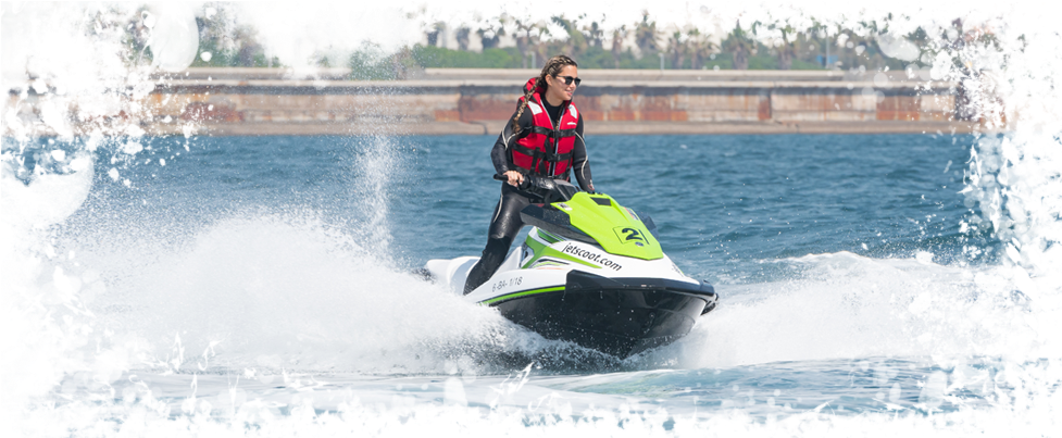 Yamaha Avec Permis - Jet Ski (1063x402), Png Download