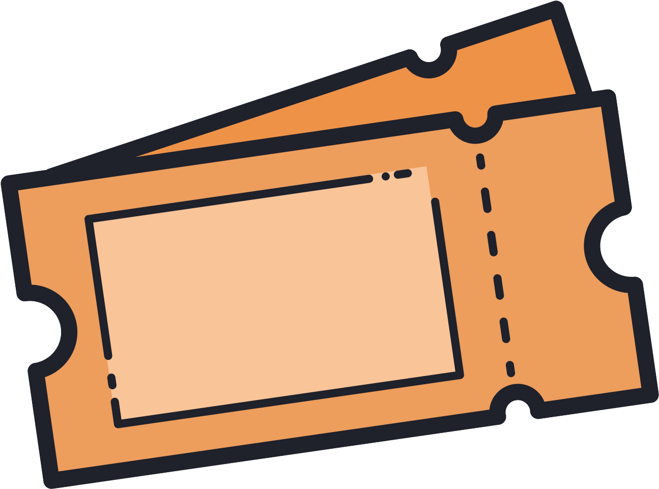 The Ticket Icon Starts As A Rectangle Shape (1600x1600), Png Download