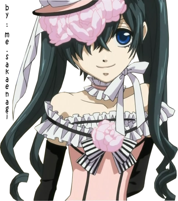 Ariana Moreno On Twitter - Ciel Phantomhive Girl (600x676), Png Download