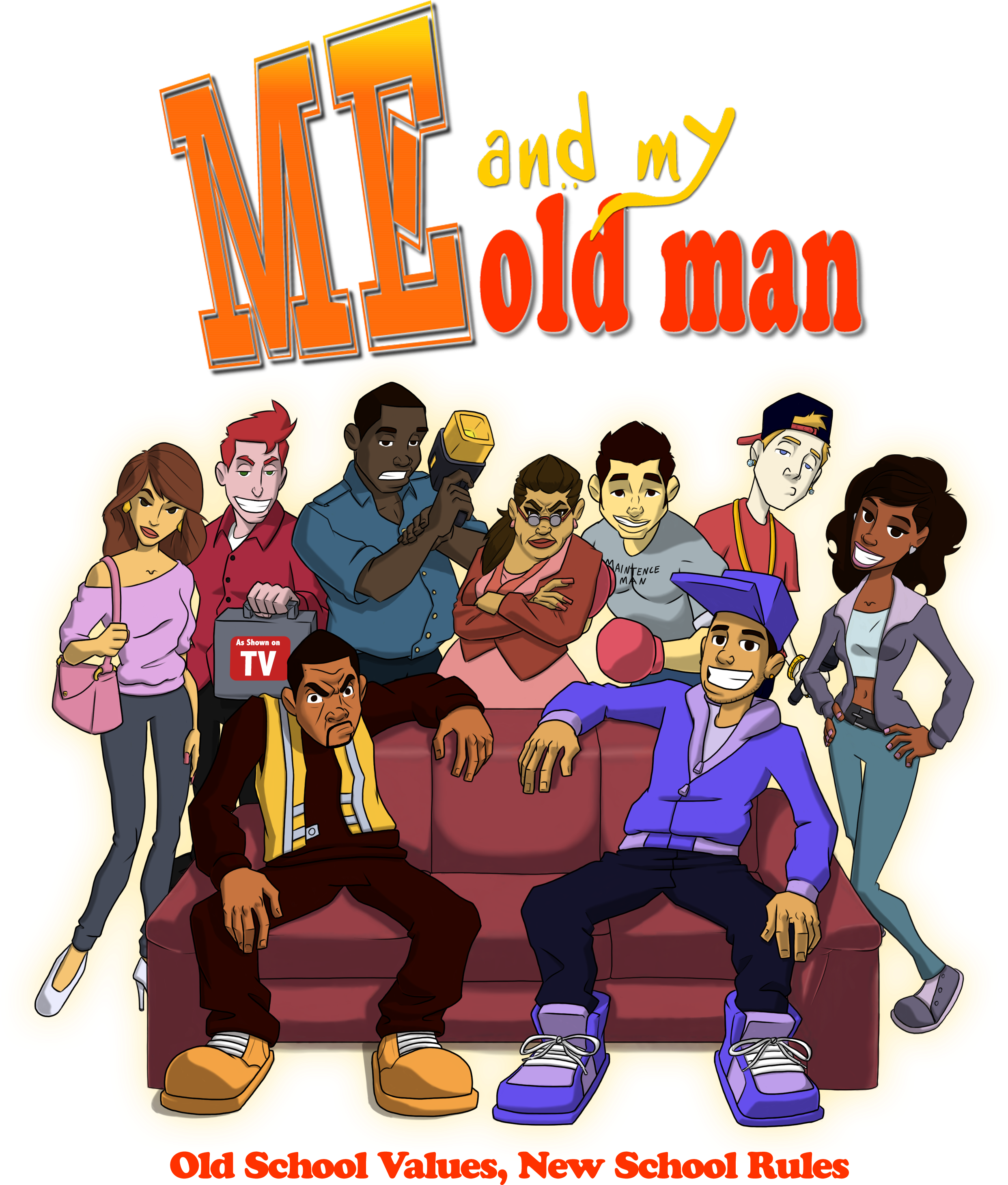 Old School Tv Png (2550x3300), Png Download