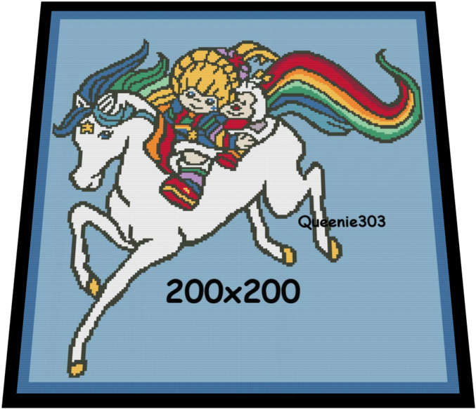 Rainbow Brite - Cartoon (690x596), Png Download