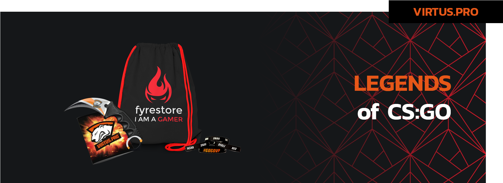 Legendary Virtus - Pro Loot - Graphic Design (1920x800), Png Download