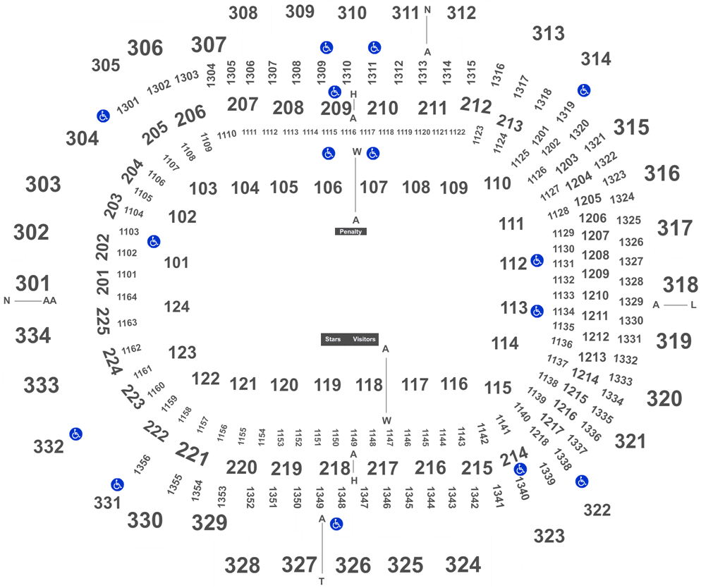Event Info - American Airlines Center Map Carrie Underwood (1050x888), Png Download