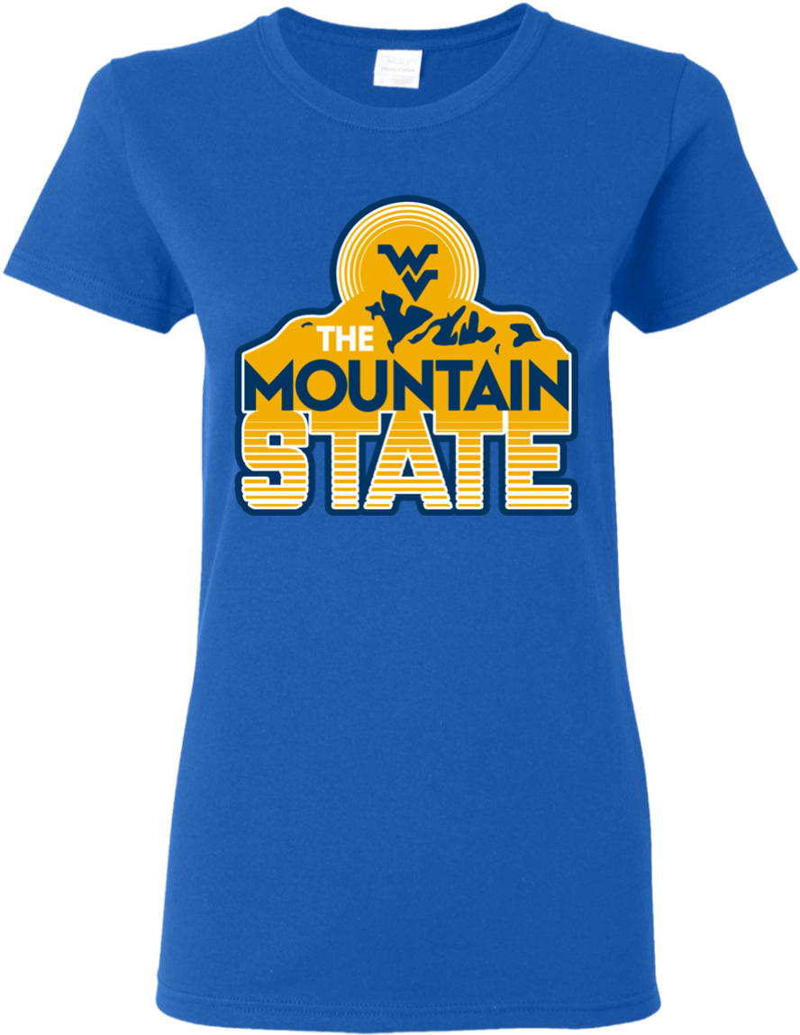 The Mountain State - Active Shirt (1155x1155), Png Download