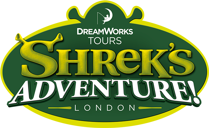 Shrek's Adventure Logo - Amusement Park (1004x567), Png Download