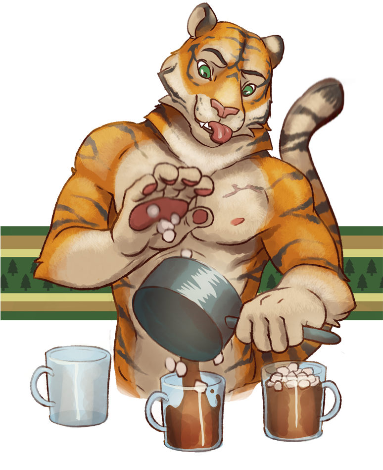 Hot Chocolate - Cartoon (773x1000), Png Download