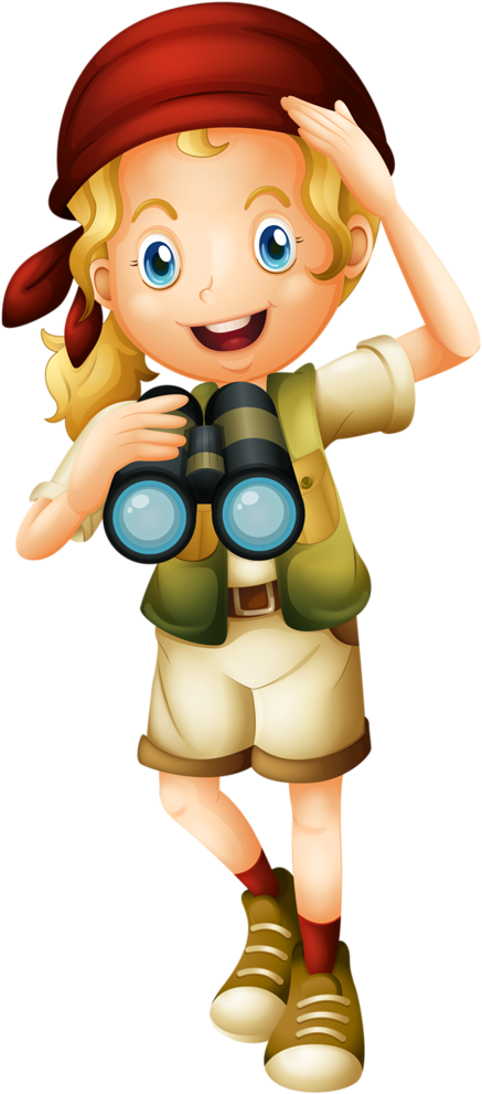 Safari & Zoo School Clipart, Drawing For Kids, Art - Cinco Chicas (476x1024), Png Download