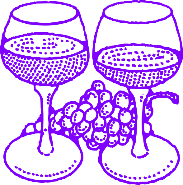 Coloring Pages Of Wine (588x595), Png Download