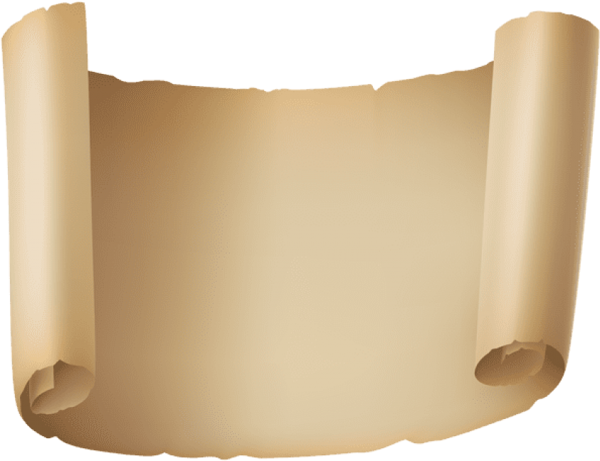 Free Png Download Scrolled Paper Clipart Png Photo - Scrolled Paper Clip Art Png (850x651), Png Download