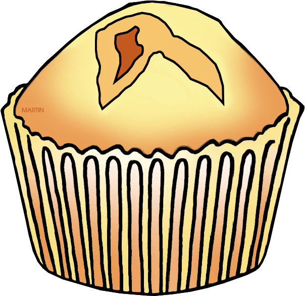 Corn Muffin - Corn Muffin Clipart (648x626), Png Download