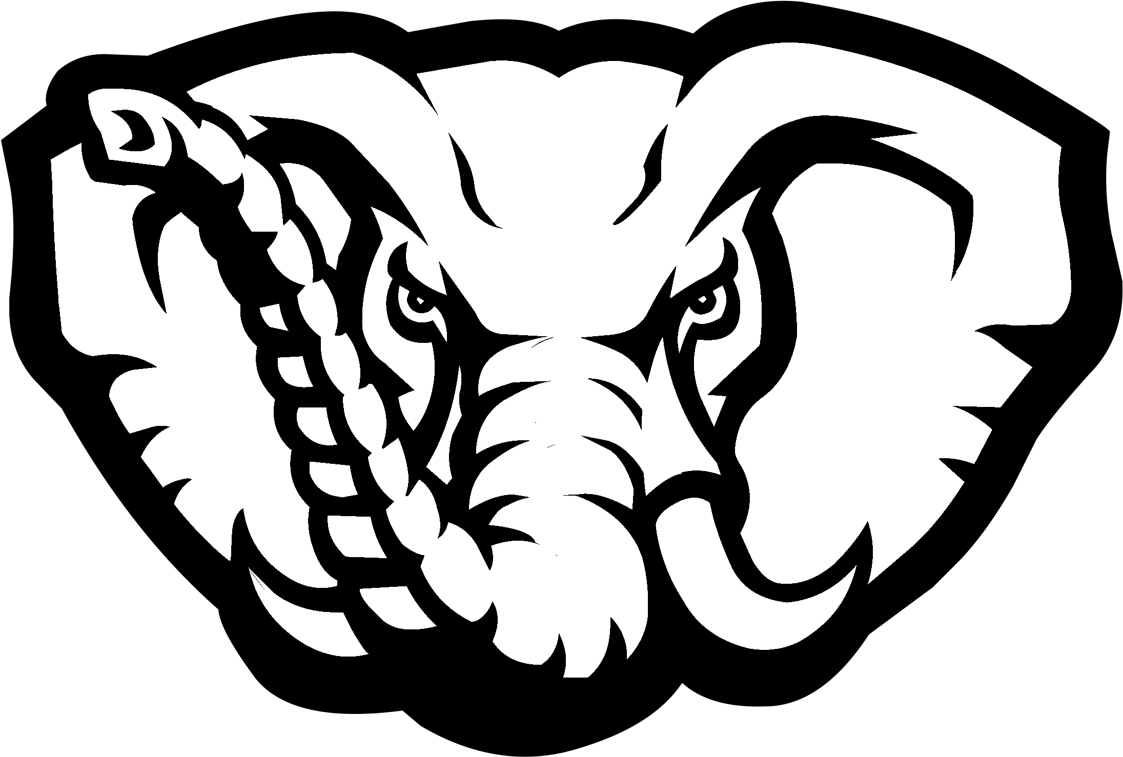 University Of Alabama Football Coloring Pages With - Crimson Tide Logo