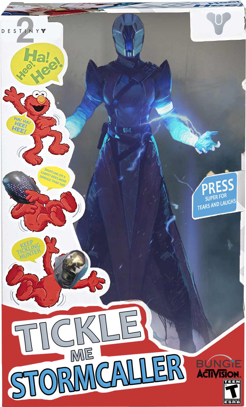 New Destiny Warlock Collectible - Tickle Me Elmo 2018 (1500x1500), Png Download