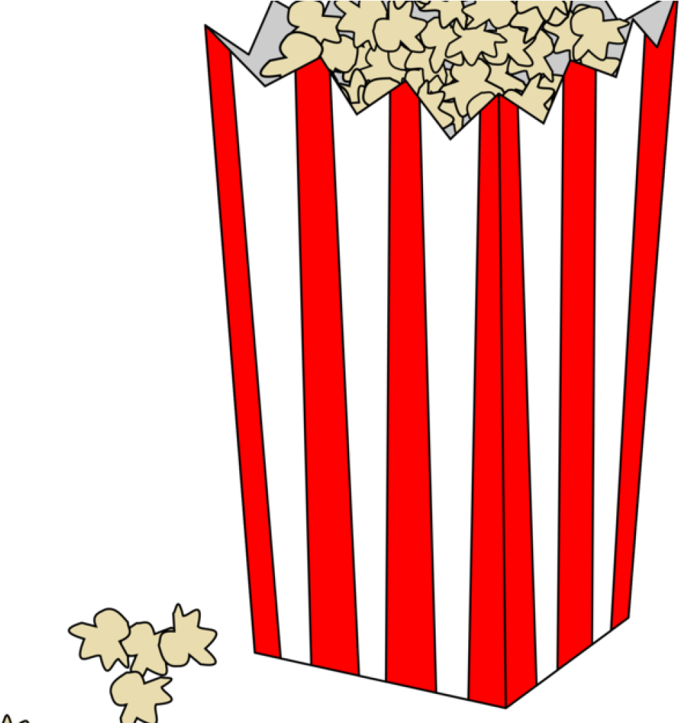 Free Clipart Popcorn Microwave Popcorn Kettle Corn - Popcorn Bag Free Clipart (1024x1024), Png Download