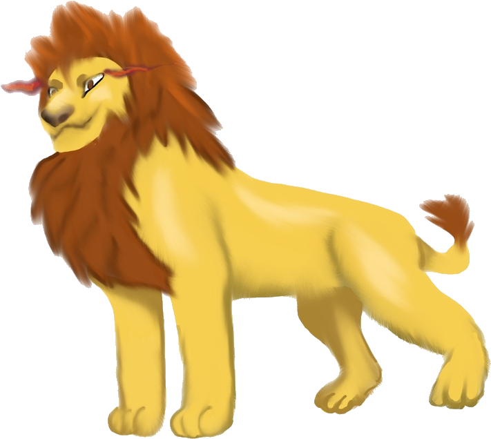 Back - Masai Lion (726x664), Png Download