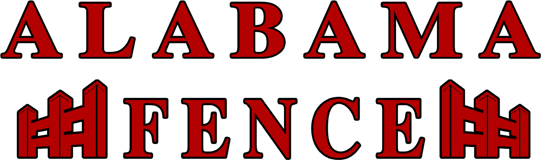 Alabama Fence (1739x579), Png Download
