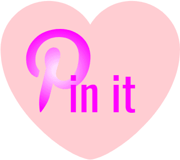 Emma2105 › Custom Button Pinterest - Heart (1080x1080), Png Download