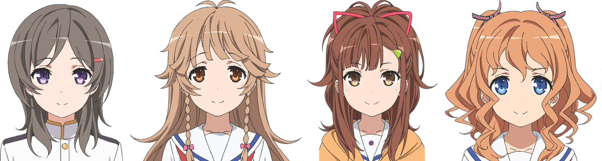 Along With The New Looks, The Characters From The Series, - Maron High School Fleet (1200x322), Png Download