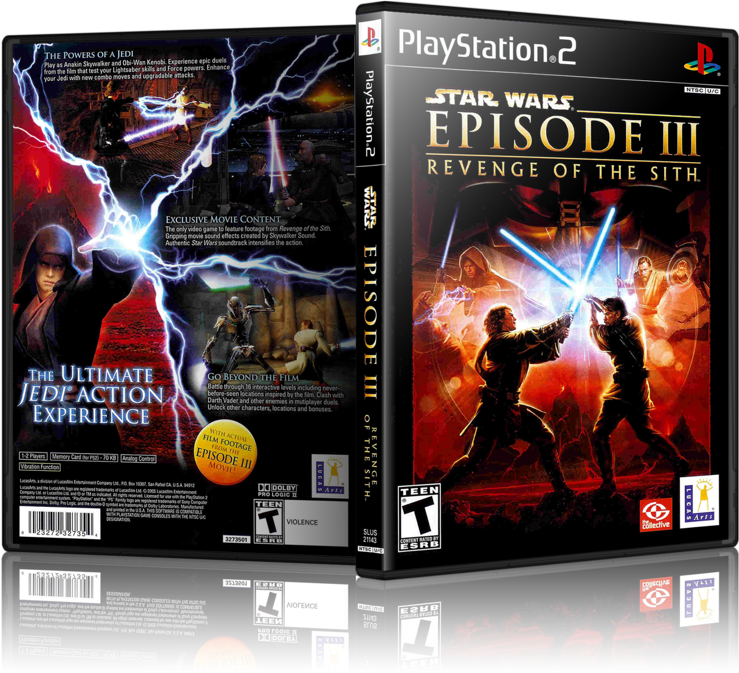 Stock Photo - Star Wars 3 Ps2 (1600x1370), Png Download