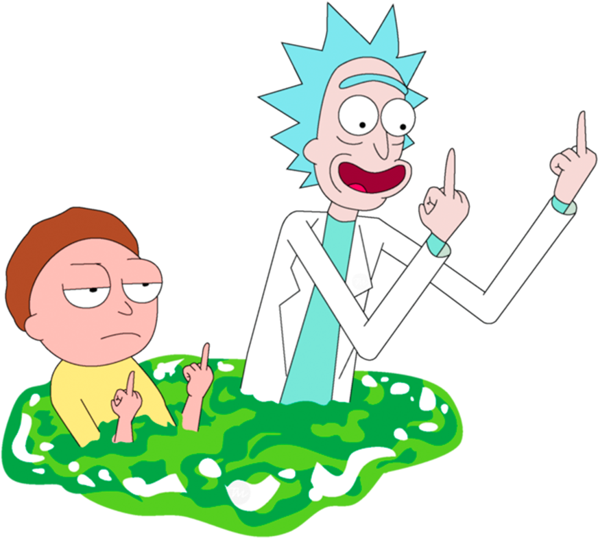 Filter[filter] Fu Rick And Morty - Rick And Morty Png (1080x1920), Png Download