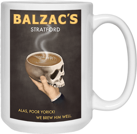 Ceramic Coffee Mug 15oz Stratford - Stratford Balzacs (600x800), Png Download