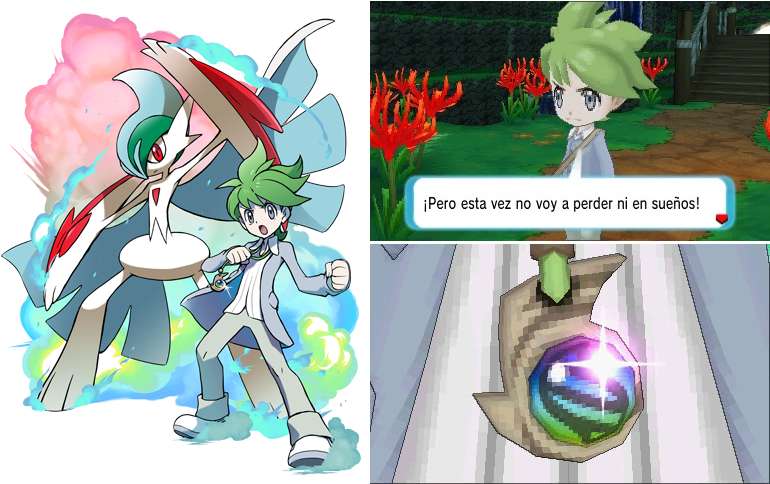 Blasco Y Mega-gallade - Pokemon Wally Mega Gallade (780x483), Png Download