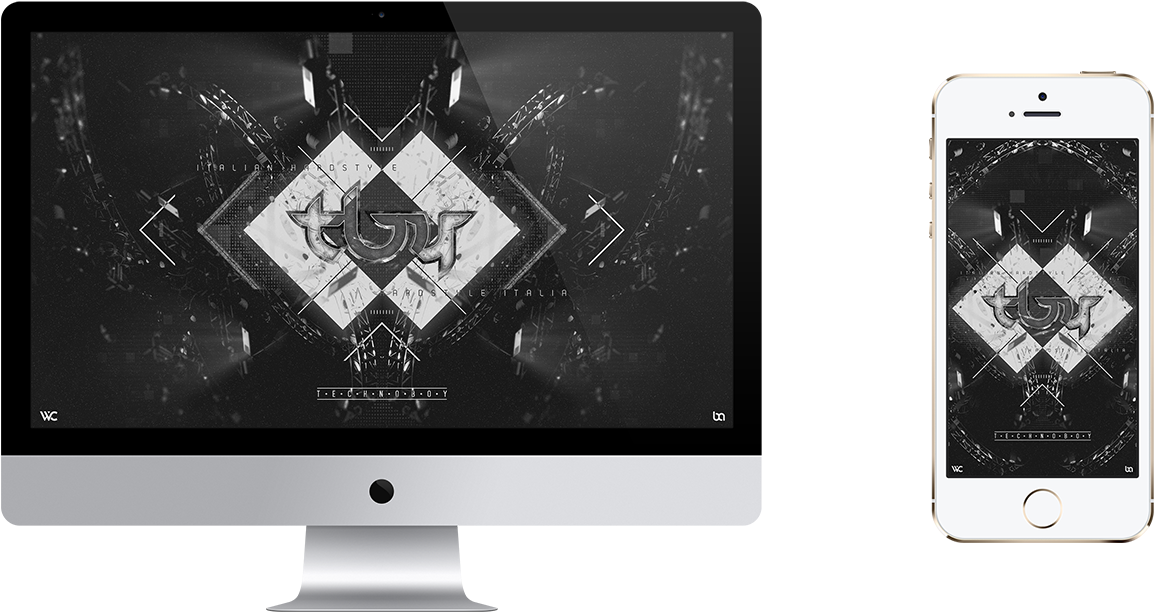 Technoboy 4k Wallpaper - Iphone (1400x835), Png Download