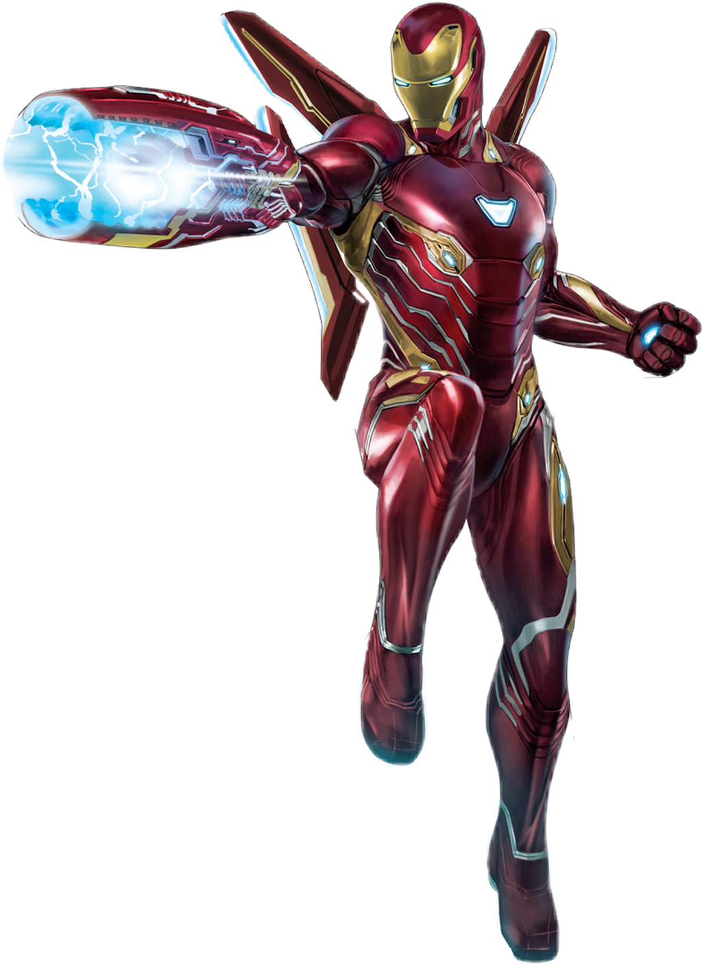 Ironman Sticker - Iron New Suit Infinity War (1024x1406), Png Download