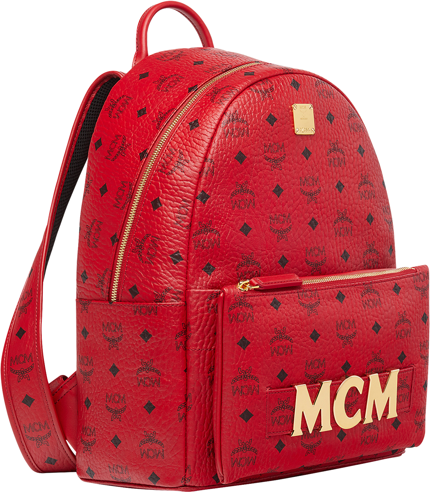 Buy On Amazon - Lea Elui Red Backpack (2000x2164), Png Download