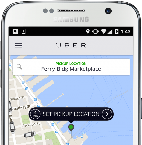The Taxi But Not Technically A Taxi Car Sharing Service - Uber Widget (640x575), Png Download