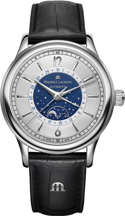 Maurice Lacroix - Maurice Lacroix Les Classiques Moonphase (600x900), Png Download