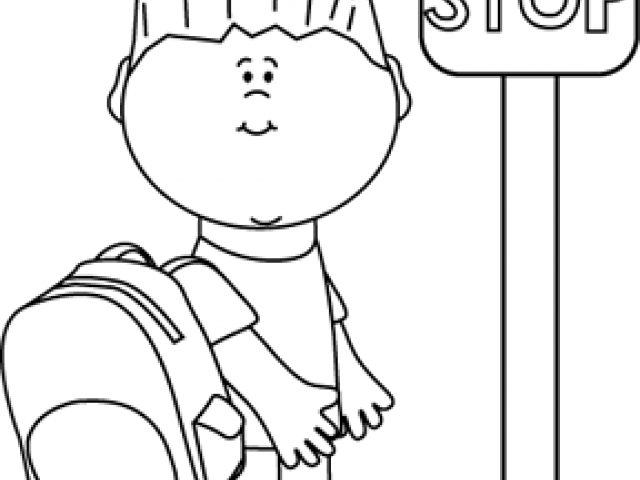 Sign Clipart Bus Stop - Clip Art (640x480), Png Download