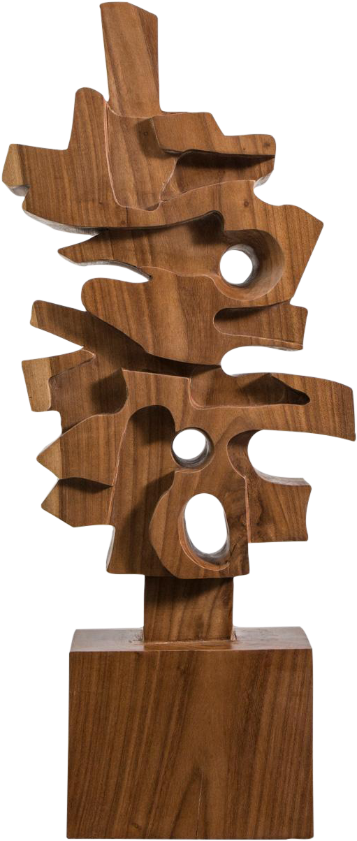 Wood Sculpture Png (567x1337), Png Download