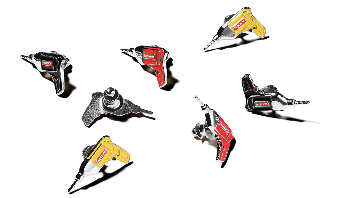 Supreme Spring/summer 2019 Accessories Drill Pin (1313x876), Png Download