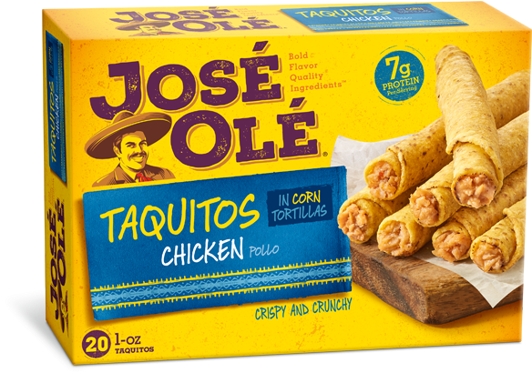 Chicken Taquitos - Jose Ole Taquitos Chicken And Cheese (680x500), Png Download