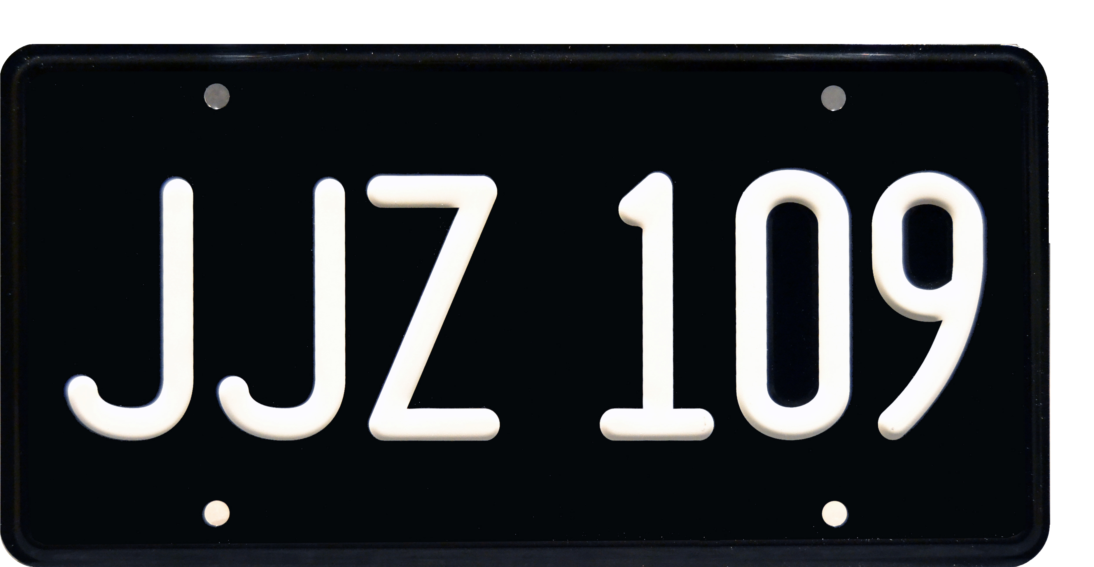 2018 Jjz 109 Prop Plate Movie Memorabilia From Mustang - Jjz 109 (4200x2400), Png Download