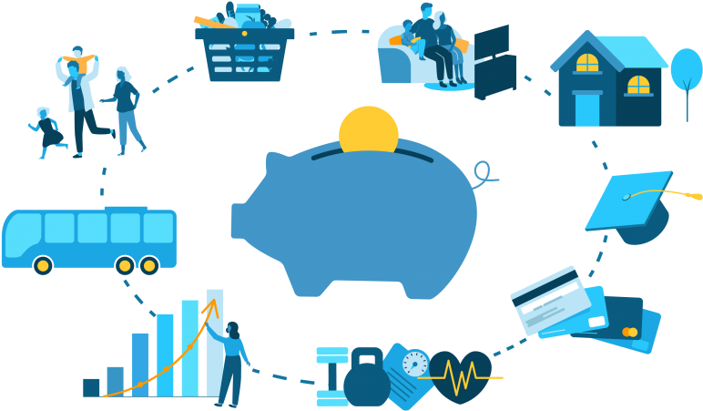 How To Save Money On All Your Monthly Expenses And - Graphic Design (848x477), Png Download