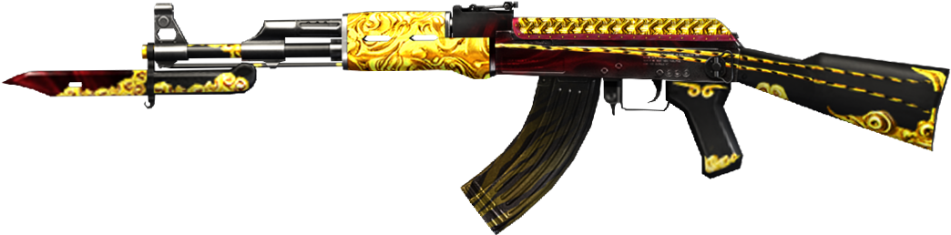 Ak47-knife Sun Wukong - Ak-47 (1280x576), Png Download