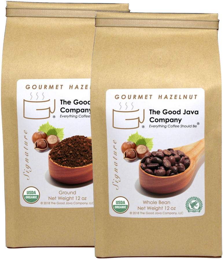 87 - Gourmet Organic Hazelnut Coffee (1000x1000), Png Download