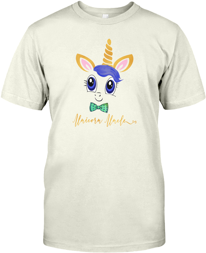 Unicorn Uncle Squad Shirt Fun Birthday Party Favor - Seeing Eye Human Shirt (819x1024), Png Download