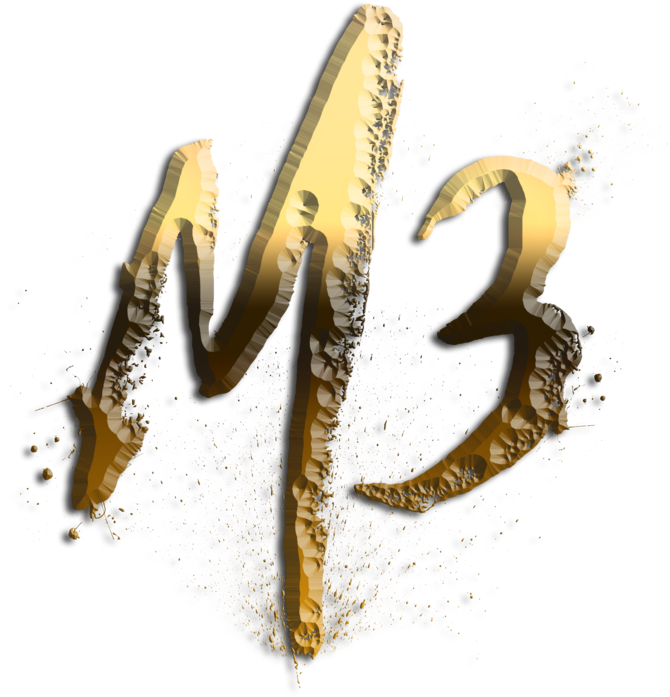 Gold P - Calligraphy (1000x1000), Png Download