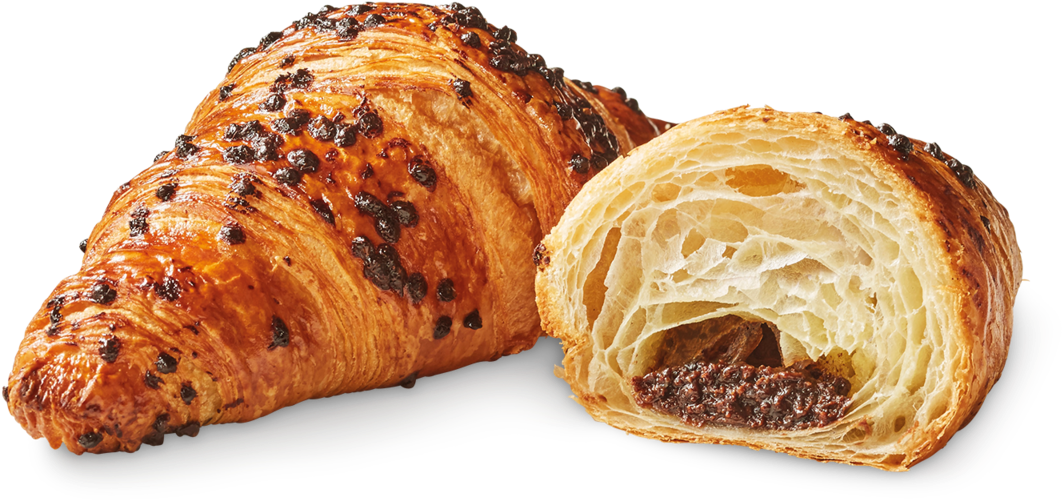 Cocoa And Hazelnut-filled Croissant 70g - Croissant Png (1200x1200), Png Download