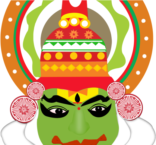 download masks clipart kerala kathakali drawing png image with no background pngkey com download masks clipart kerala
