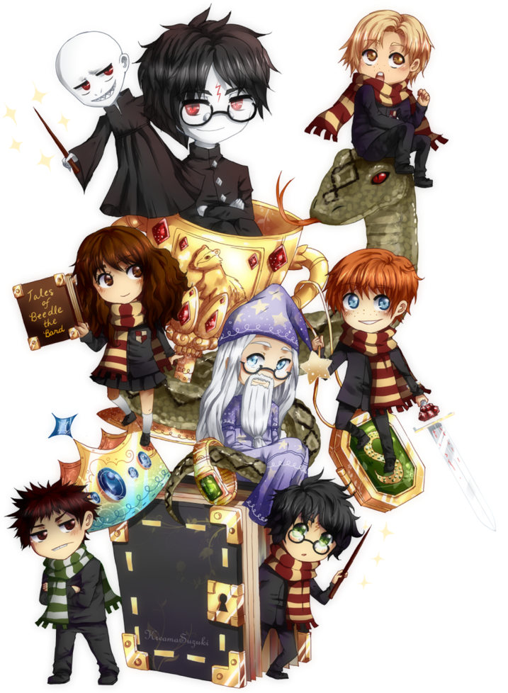 Harry Potter Characters - Fictional Universe Of Harry Potter (792x1008), Png Download