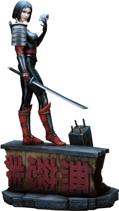 Yamato Usa Katana Statue - Figurine (480x838), Png Download