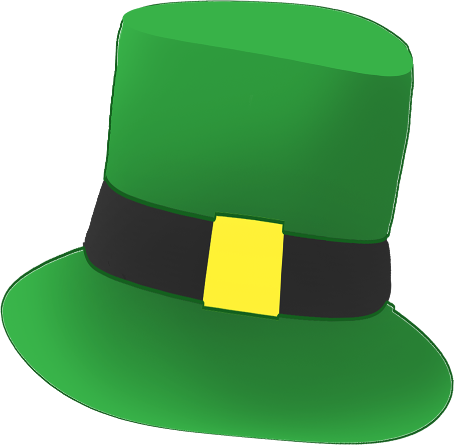 Leprechaun Hats And One More Leprechaun - Fedora (1017x1200), Png Download