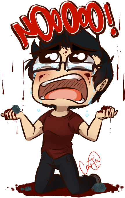 Markiplier Fan Art Is This My First Fan Art Of A Gamer - Cartoon (500x700), Png Download