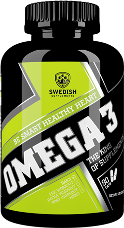 Omega3 Mockup - Swedish Supplements Omega 3 (600x600), Png Download