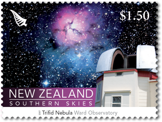 Single Stamp - Trifid Nebula (600x600), Png Download