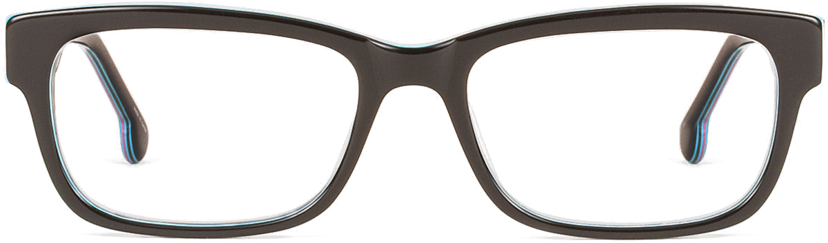 Their Trademark Combinations Of Unique Shapes, Colors, - Dark Green Eyeglass Frames (1200x398), Png Download